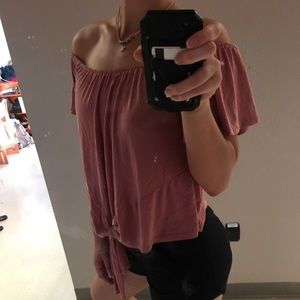 Off the shoulder top